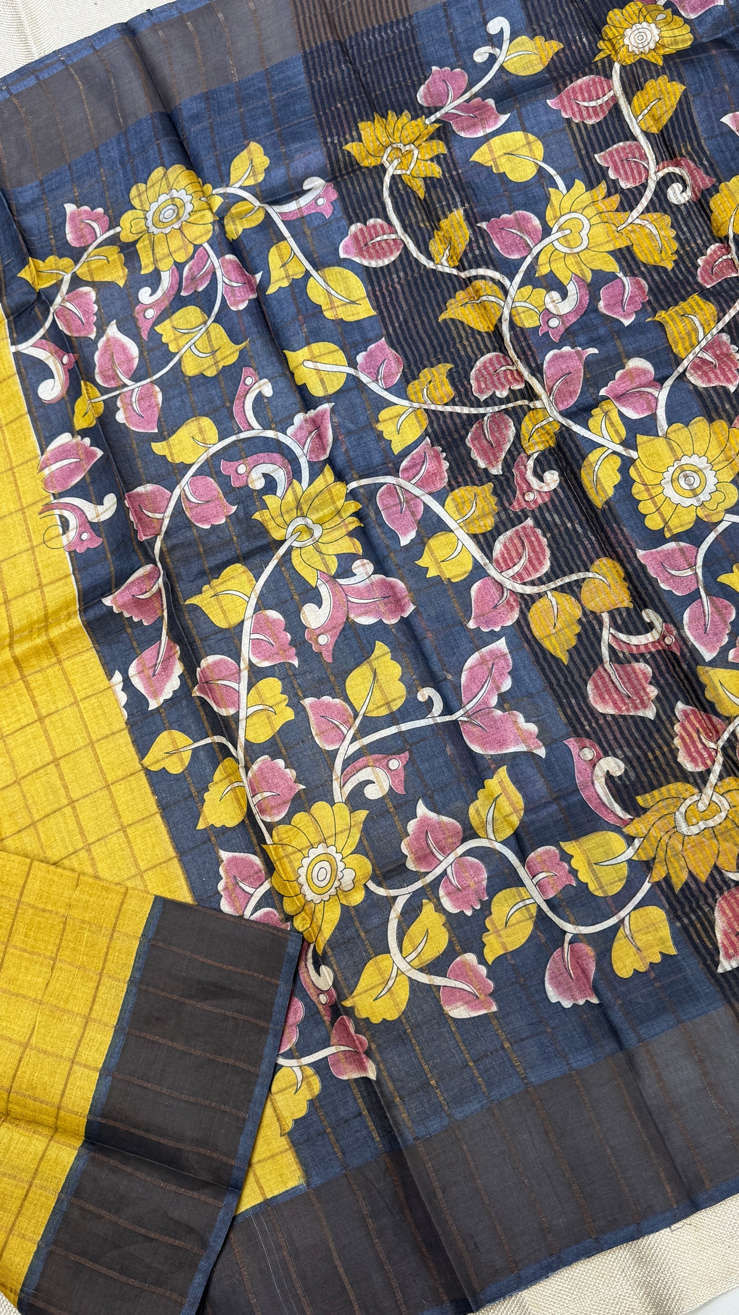 Handloom Pure Tussar Silk Saree