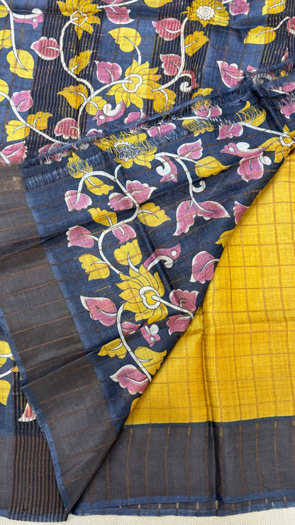 Handloom Pure Tussar Silk Saree