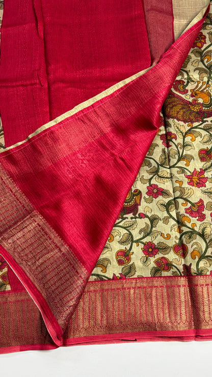 Chanderi Butter Silk Saree