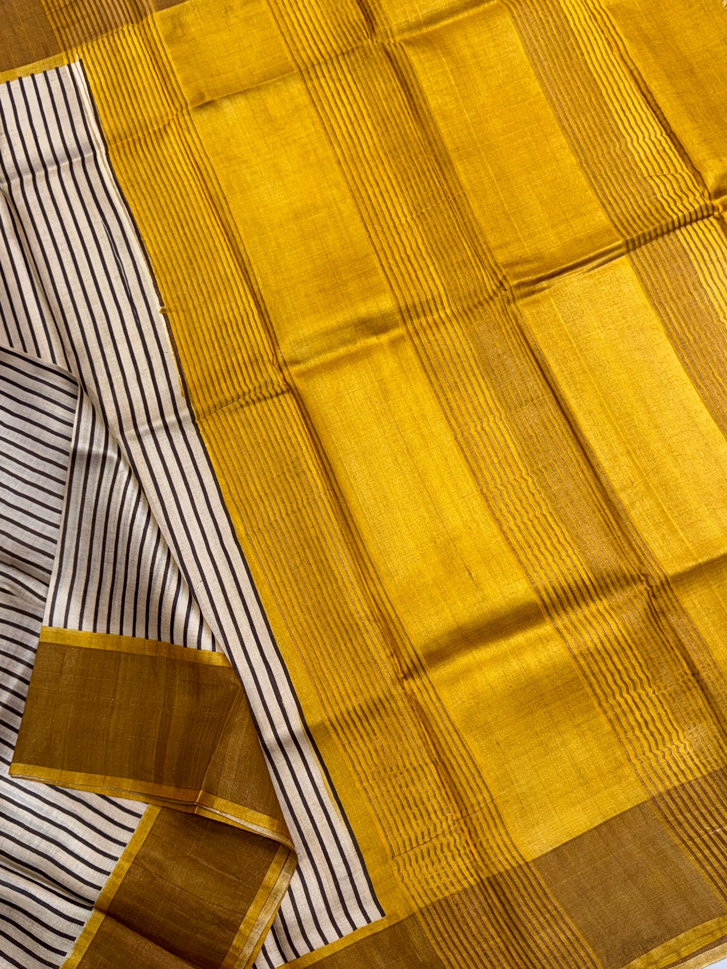 Handloom Pure Tussar Silk Saree