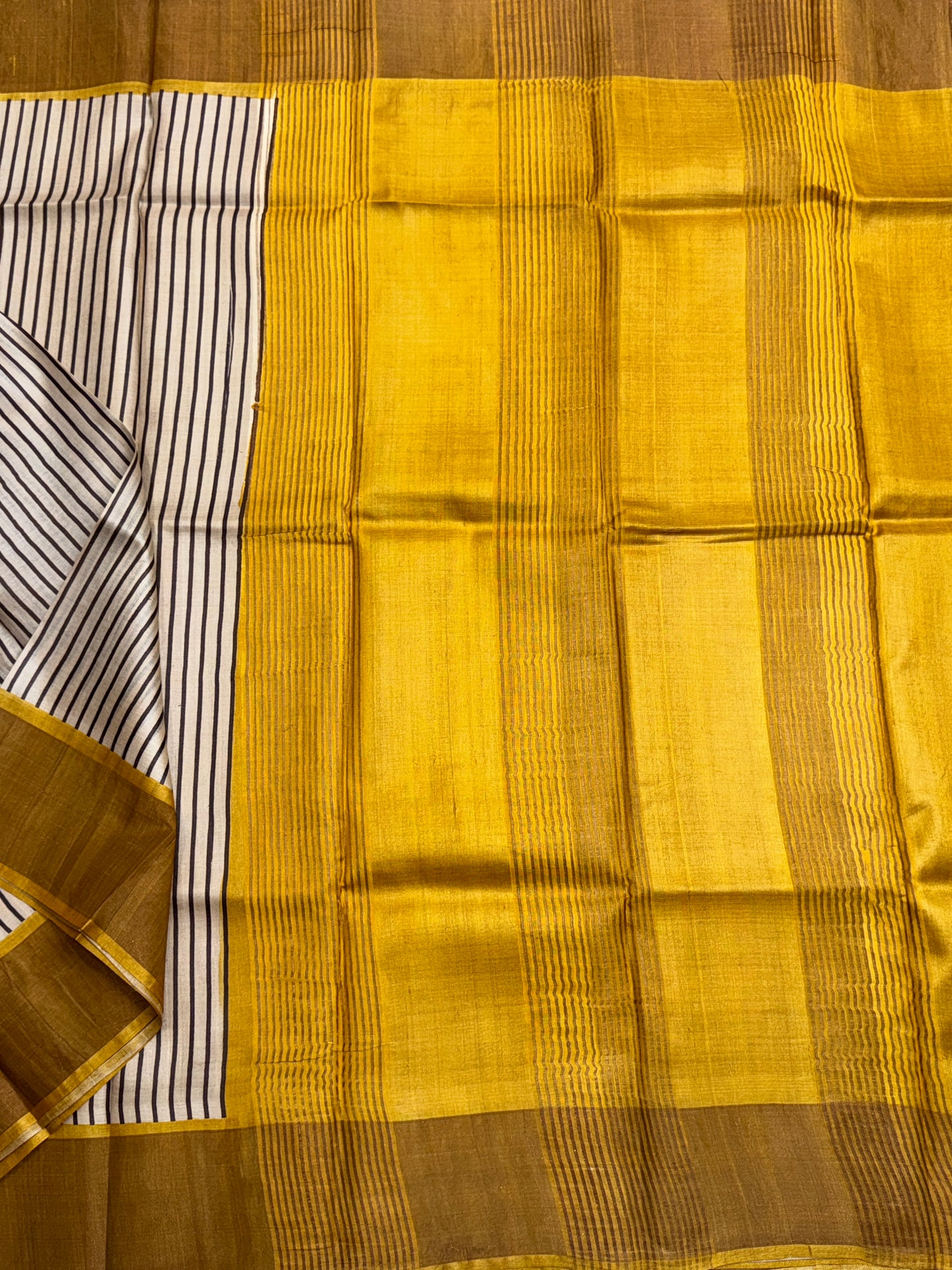 Handloom Pure Tussar Silk Saree