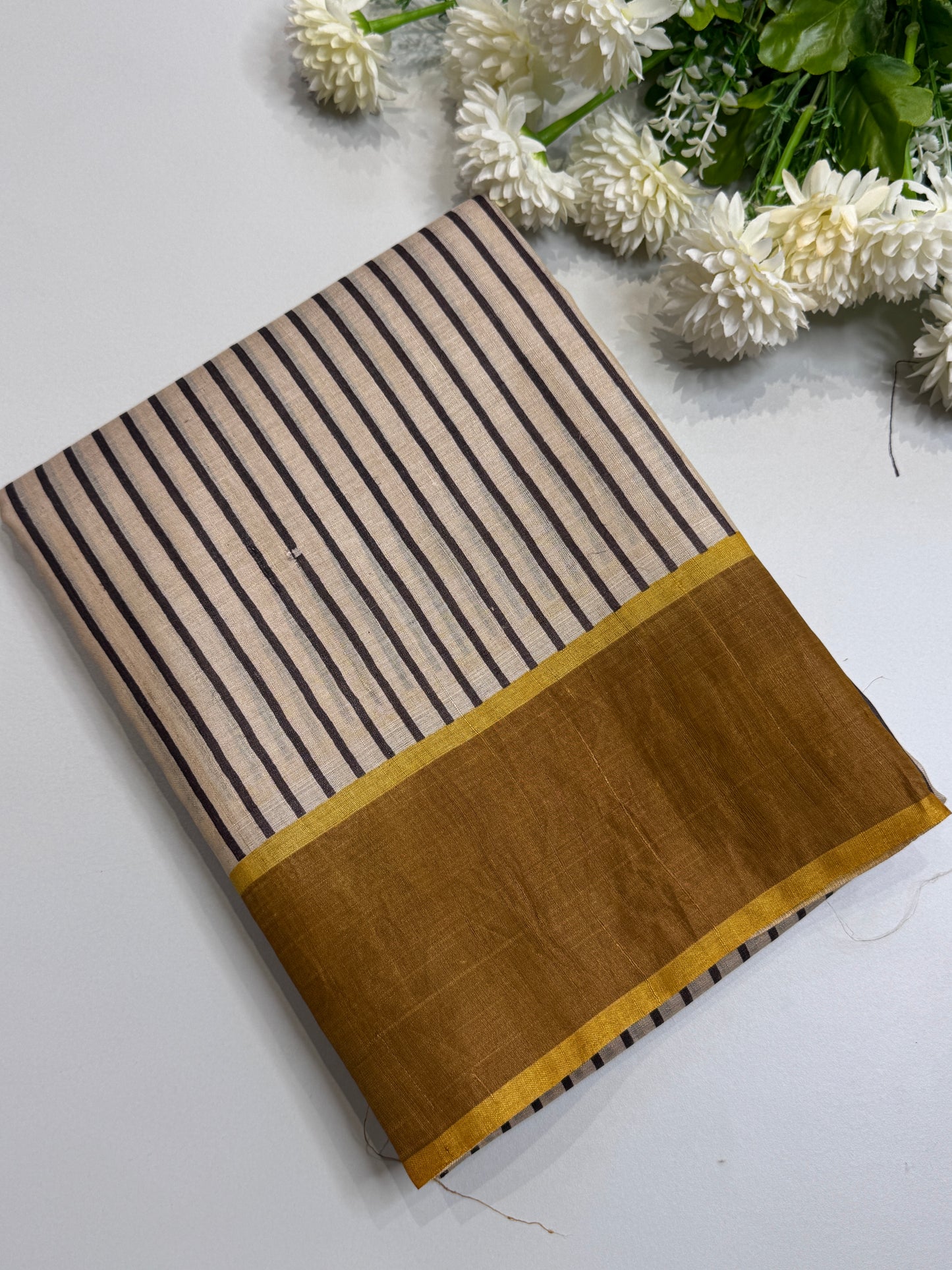 Handloom Pure Tussar Silk Saree