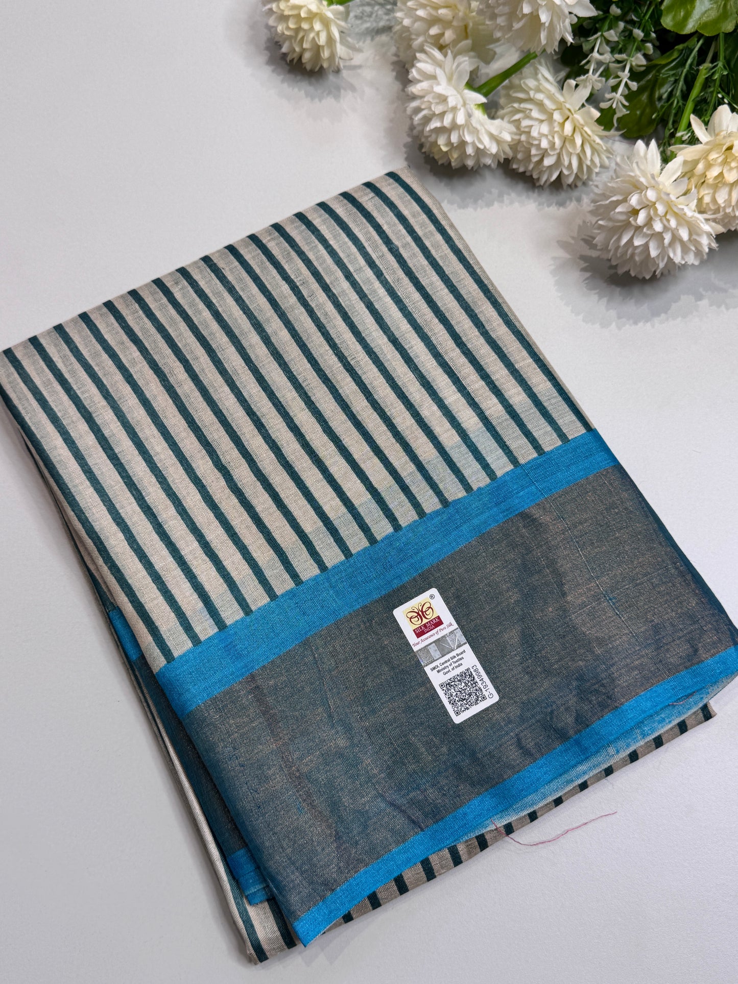 Handloom Pure Tussar Silk Saree