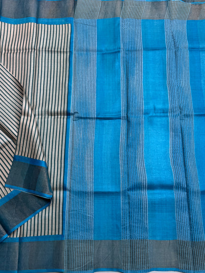 Handloom Pure Tussar Silk Saree