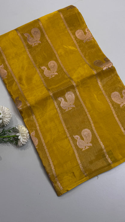 Panel Work Fusion Saree