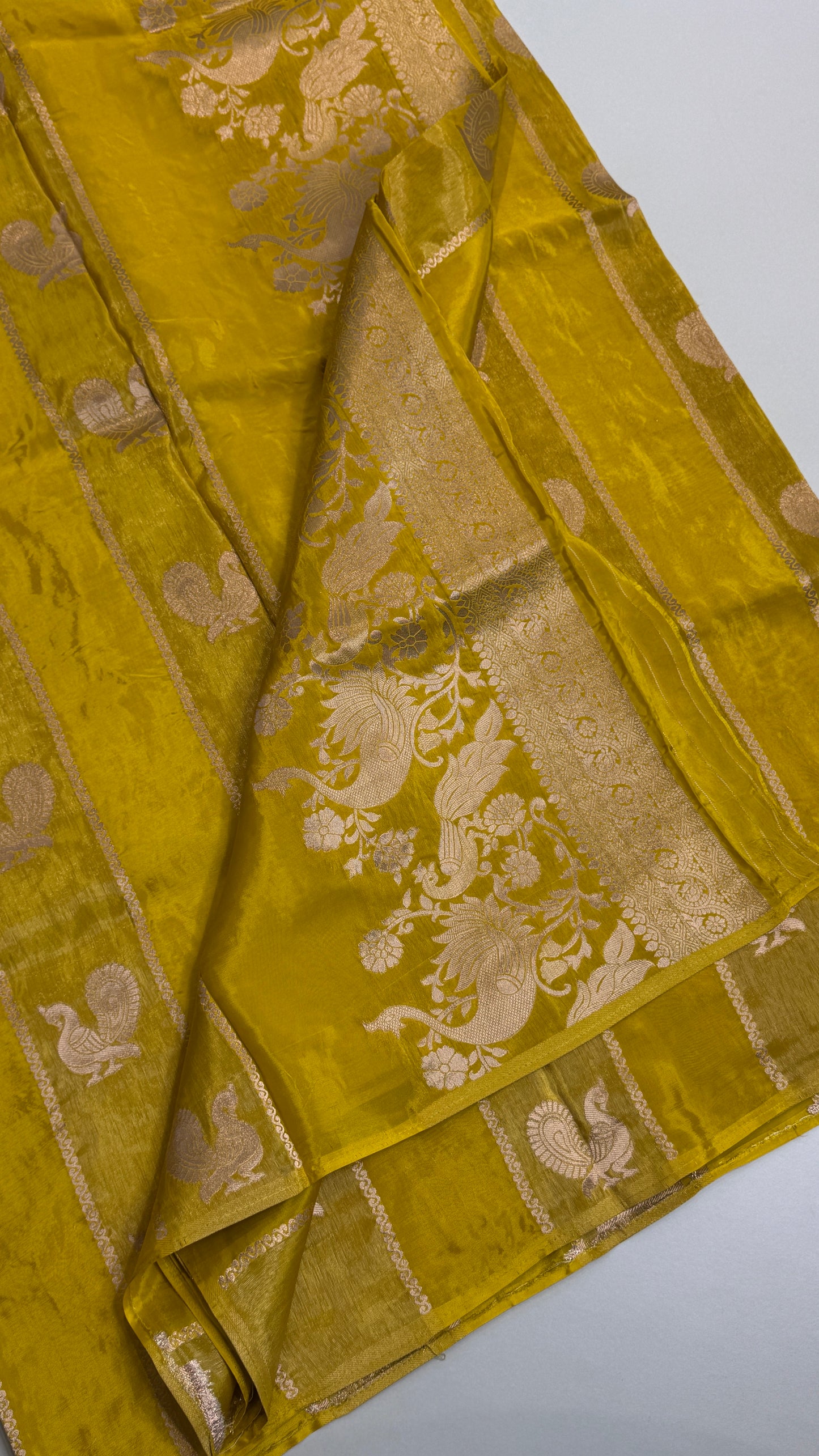 Panel Work Fusion Saree
