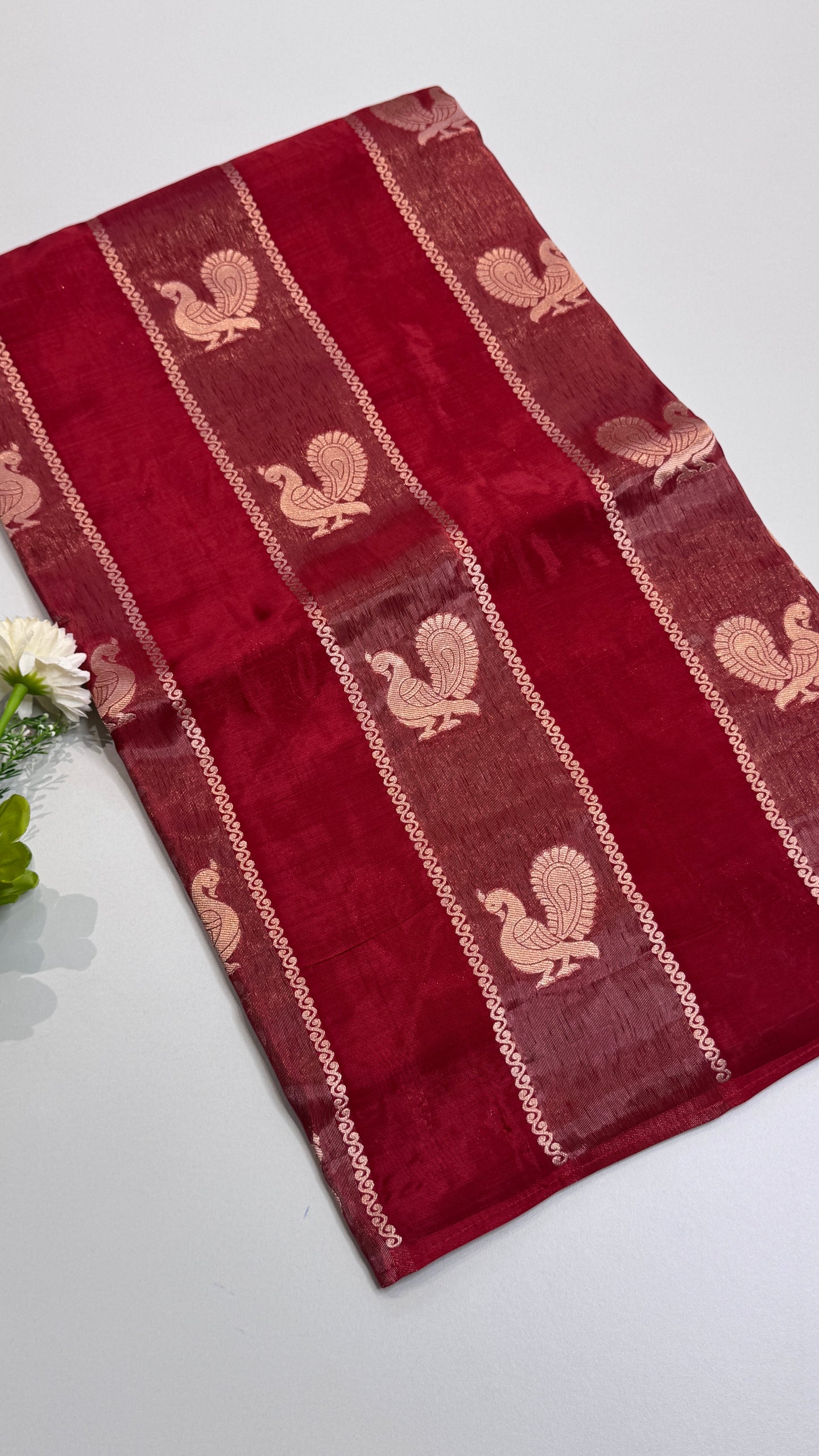 Panel Work Fusion Saree