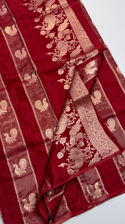 Panel Work Fusion Saree