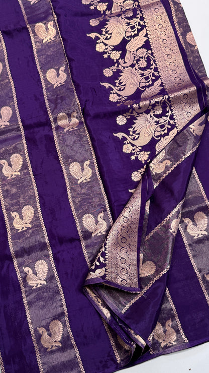 Panel Work Fusion Saree