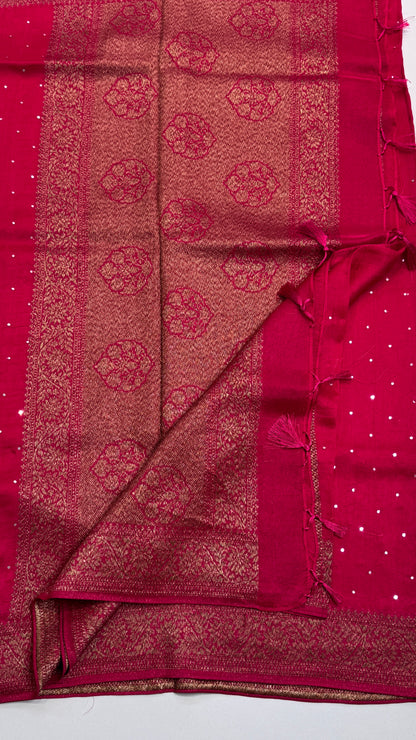 Tussar Georgette Saree
