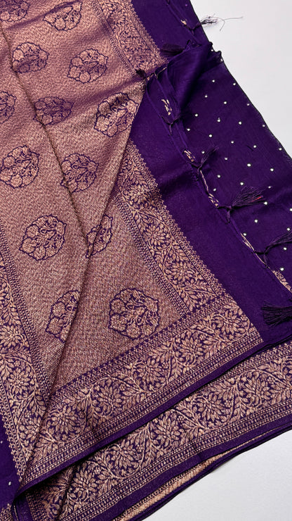 Tussar Georgette Saree