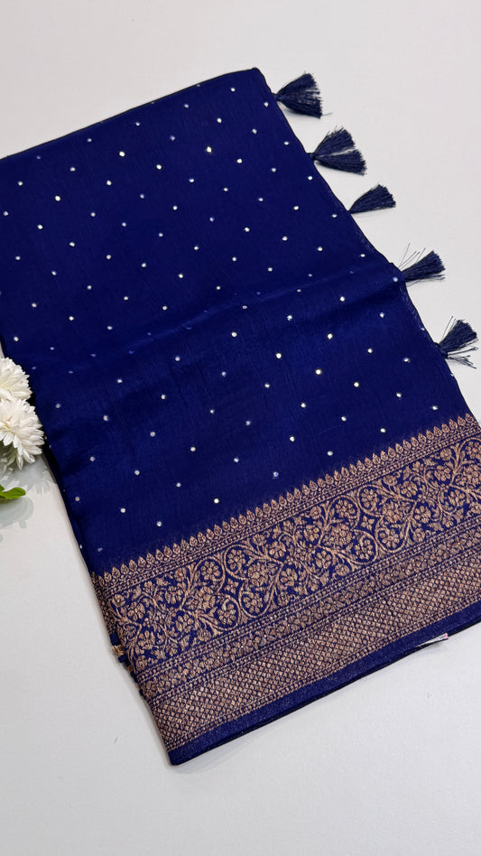 Tussar Georgette Saree