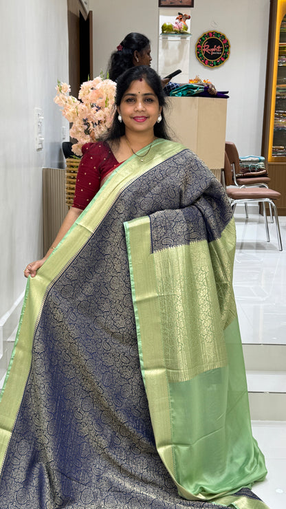 Banaras Wrinkle Geogrette Saree