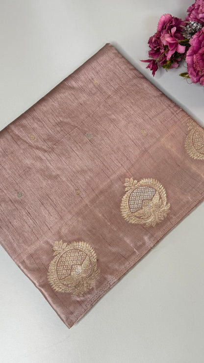 Semi Raw Mango Saree