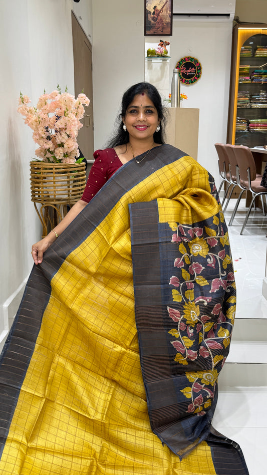 Handloom Pure Tussar Silk Saree