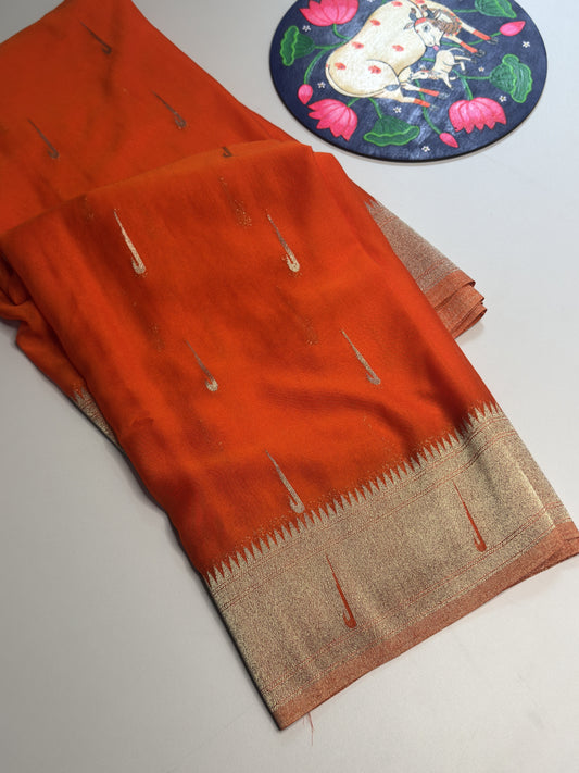 Crepe Georgette Saree