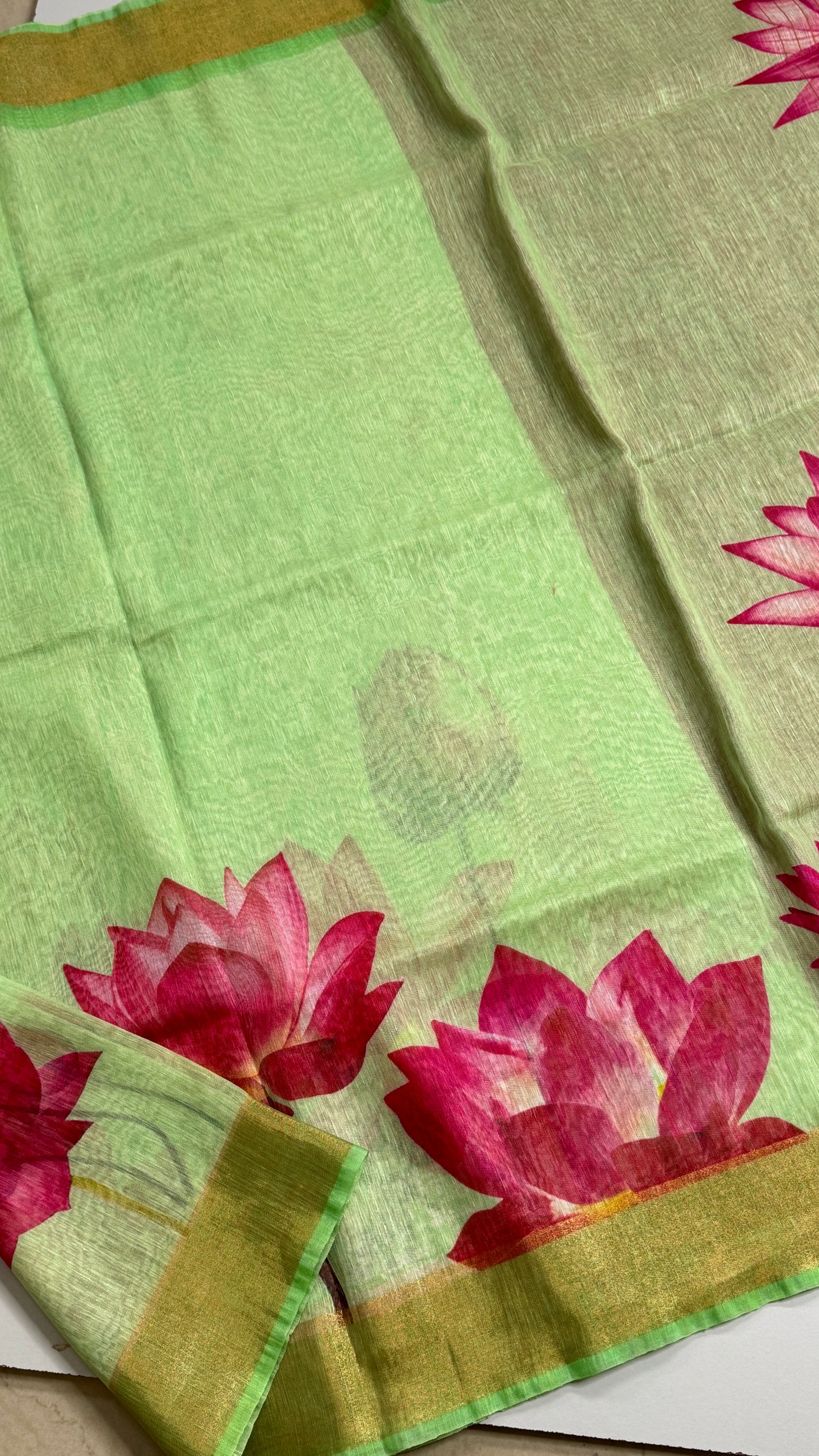 Kota Silk Linen Saree