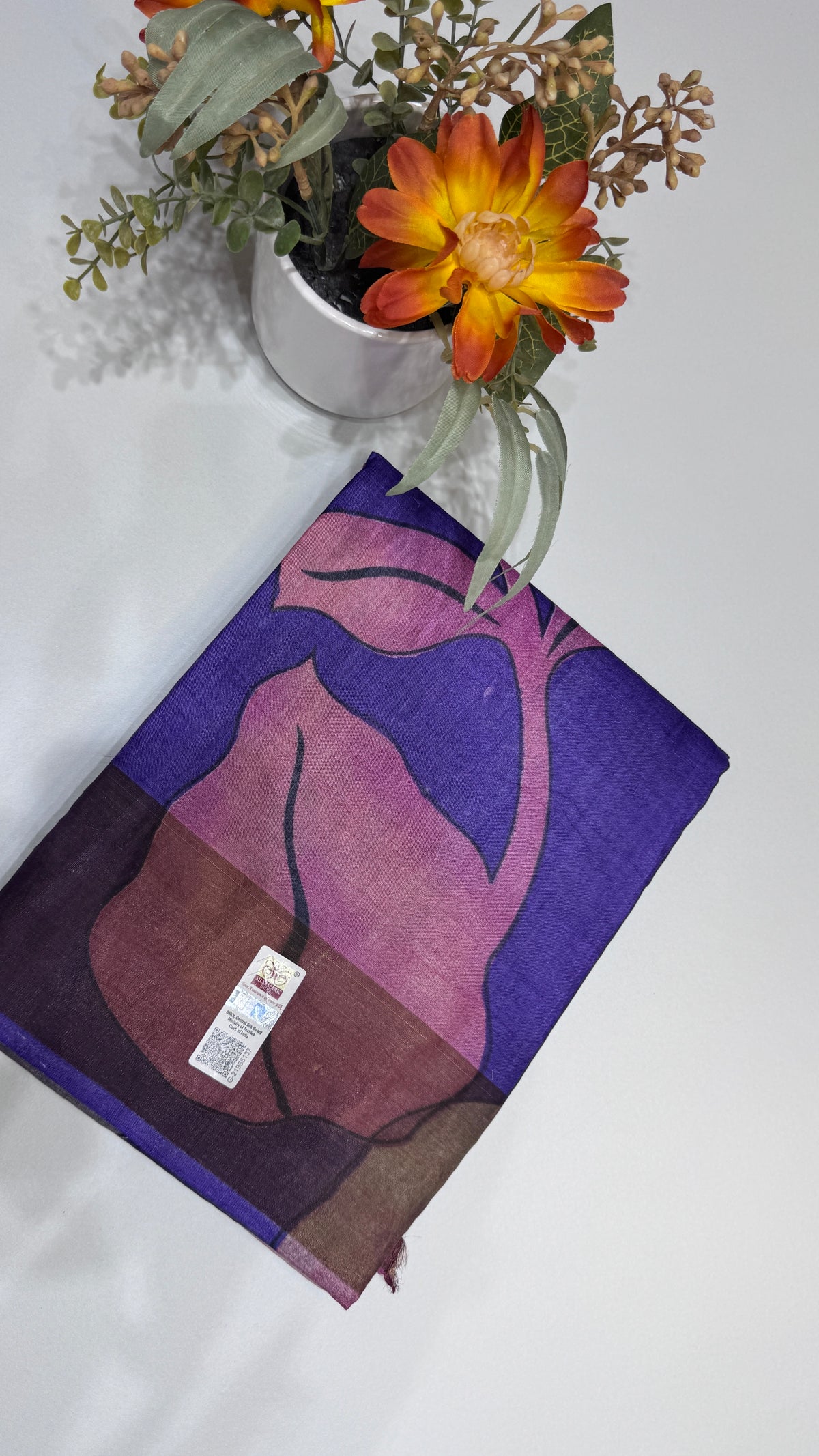 Handloom Pure Tussar Silk Saree