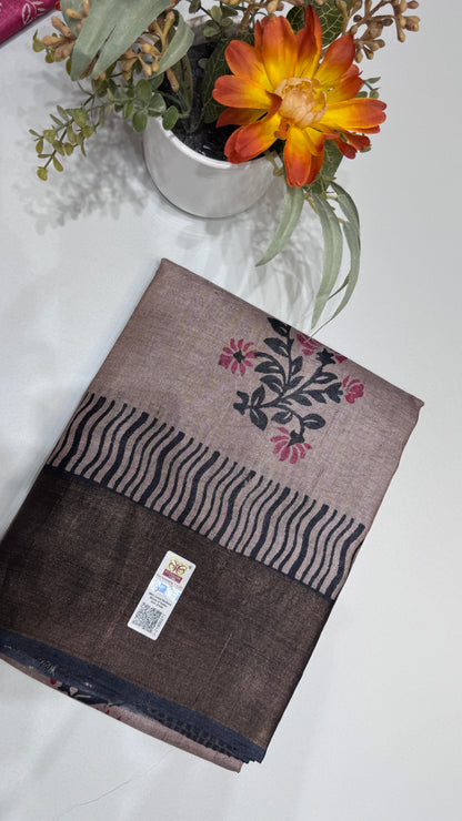 Handloom Pure Tussar Silk Saree