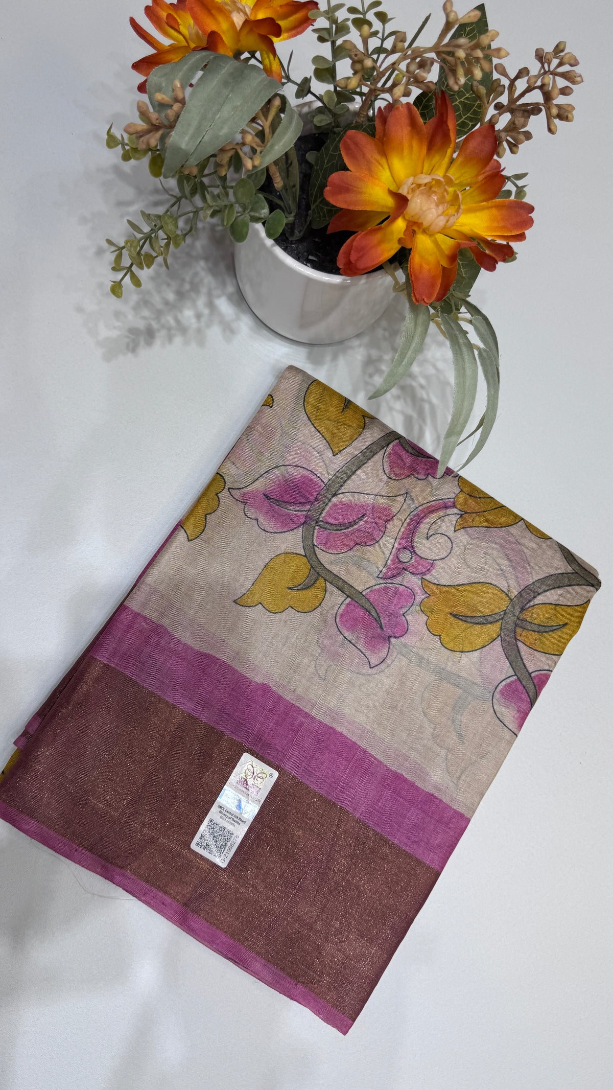 Handloom Pure Tussar Silk Saree