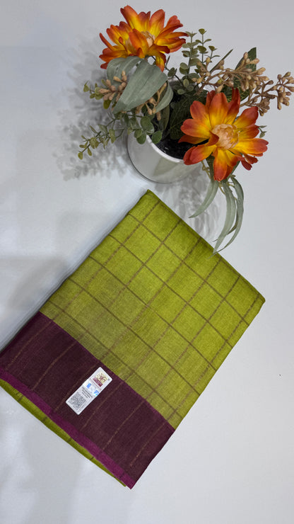 Handloom Pure Tussar Silk Saree