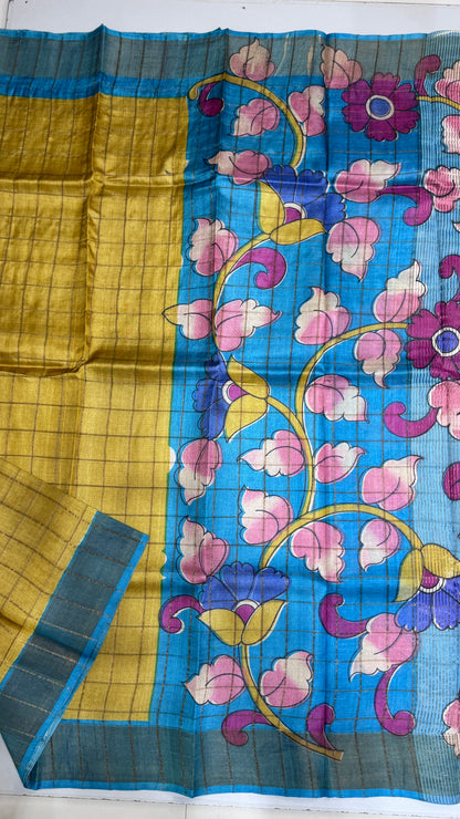 Handloom Pure Tussar Silk Saree