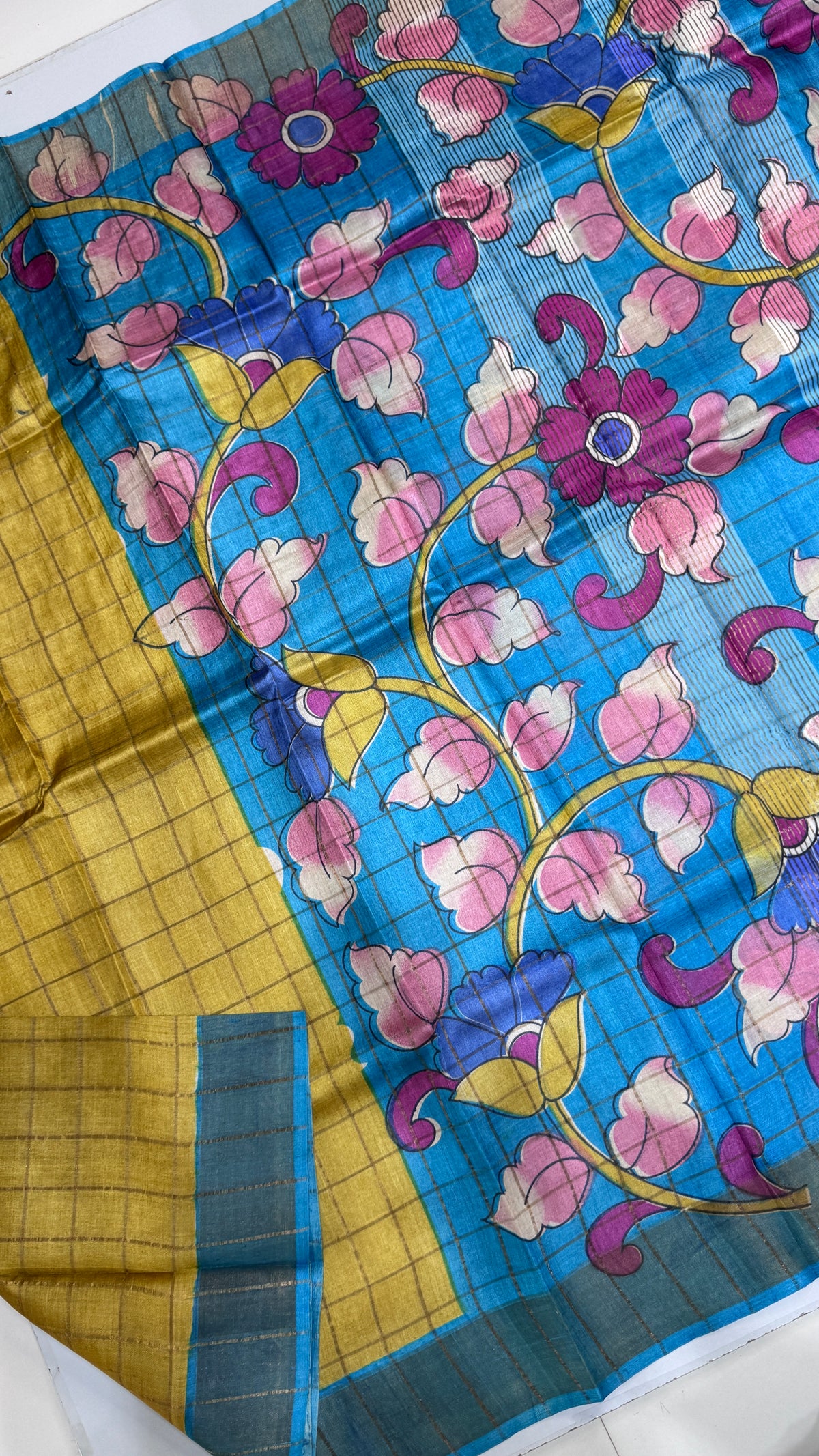 Handloom Pure Tussar Silk Saree