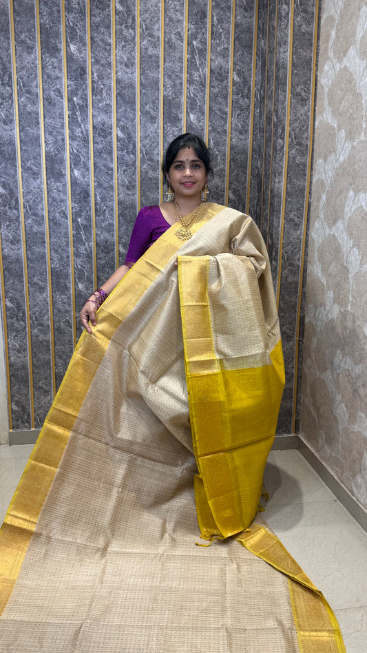 Pure handloom Lakshadeepam Silk cotton saree