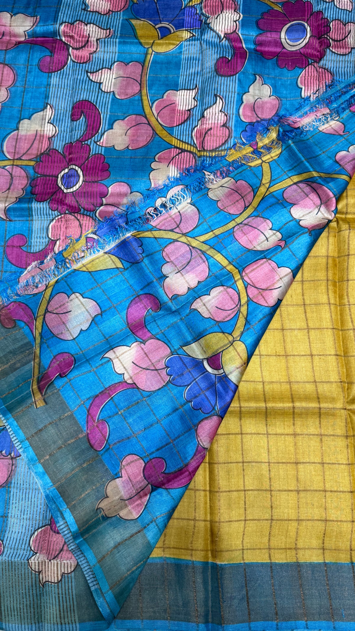 Handloom Pure Tussar Silk Saree