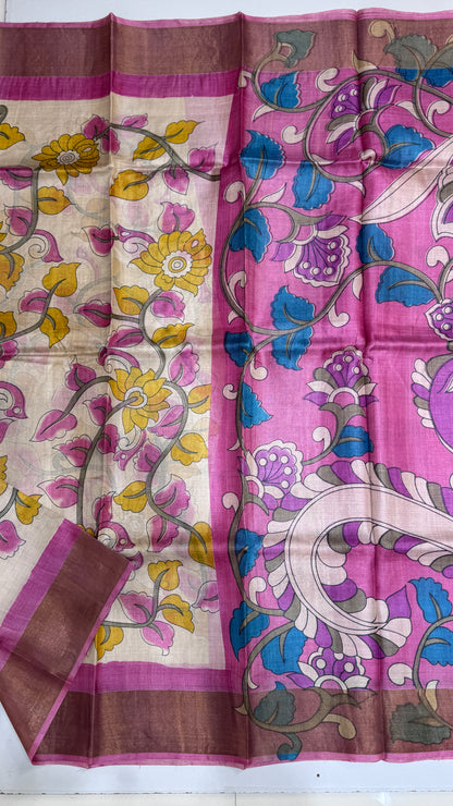 Handloom Pure Tussar Silk Saree