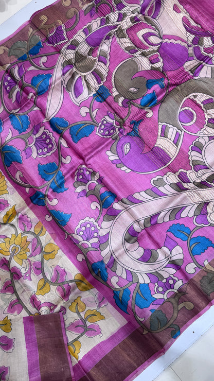 Handloom Pure Tussar Silk Saree