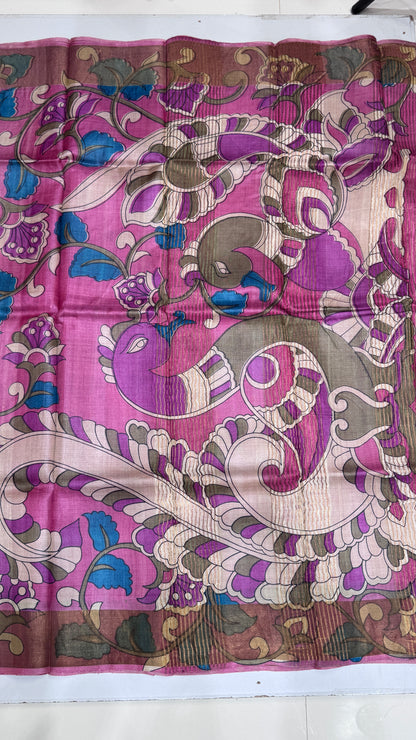 Handloom Pure Tussar Silk Saree