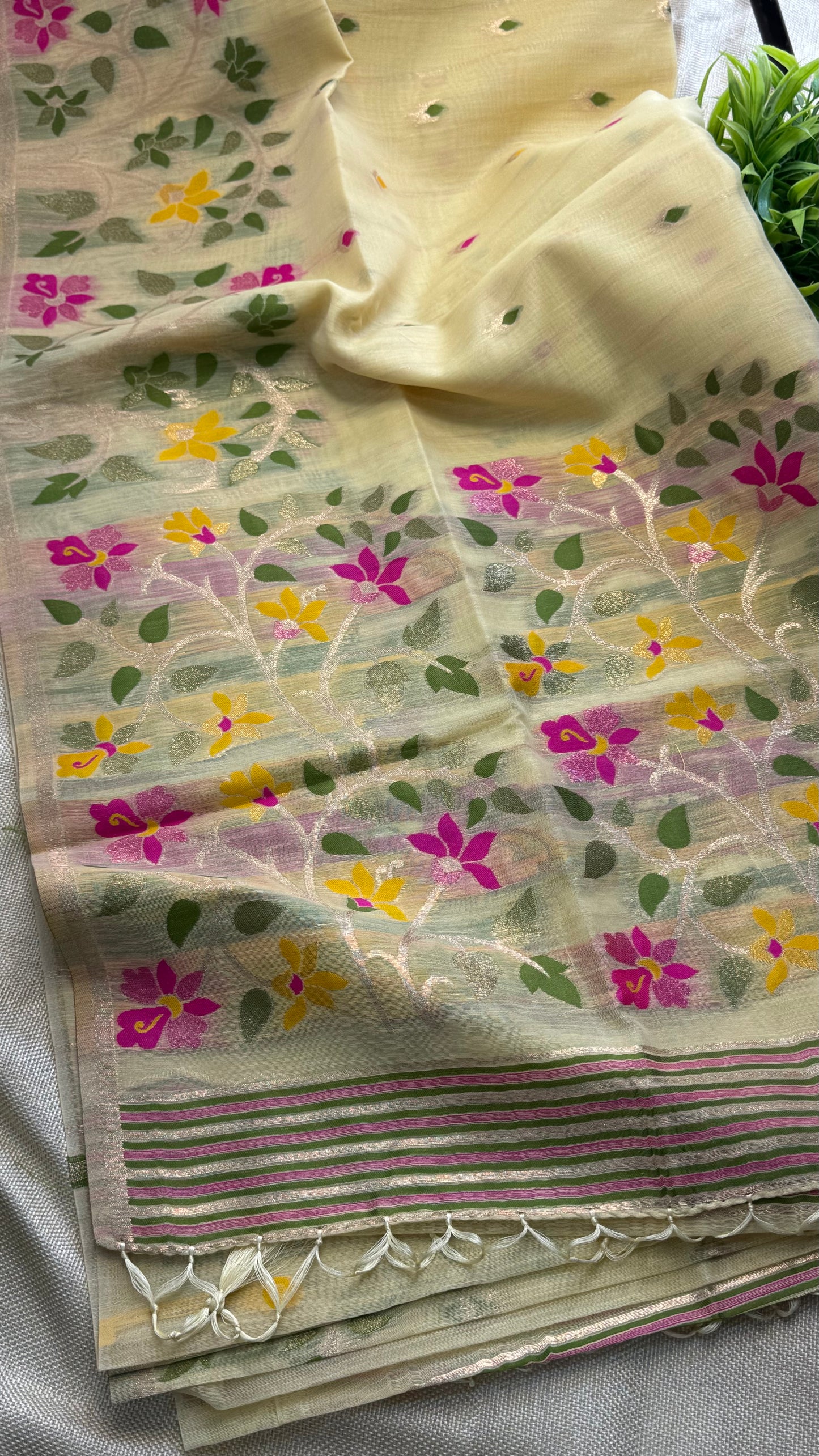 Semi Chanderi Silk