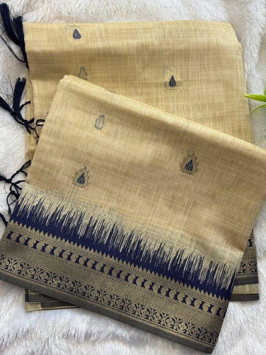 Semi Chanderi Silk Saree
