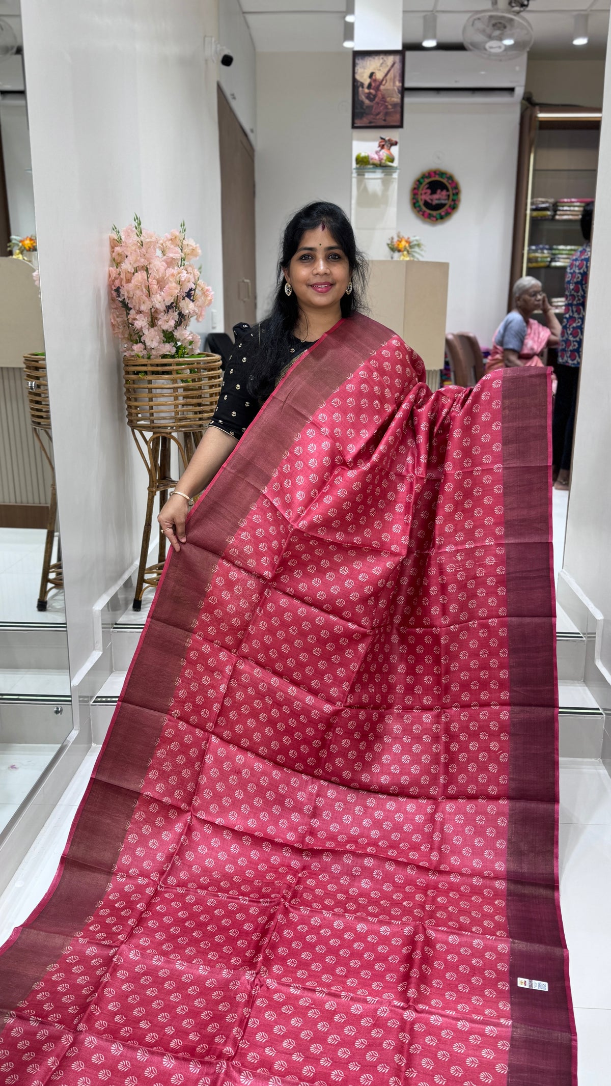 Handloom Pure Tussar Silk Saree