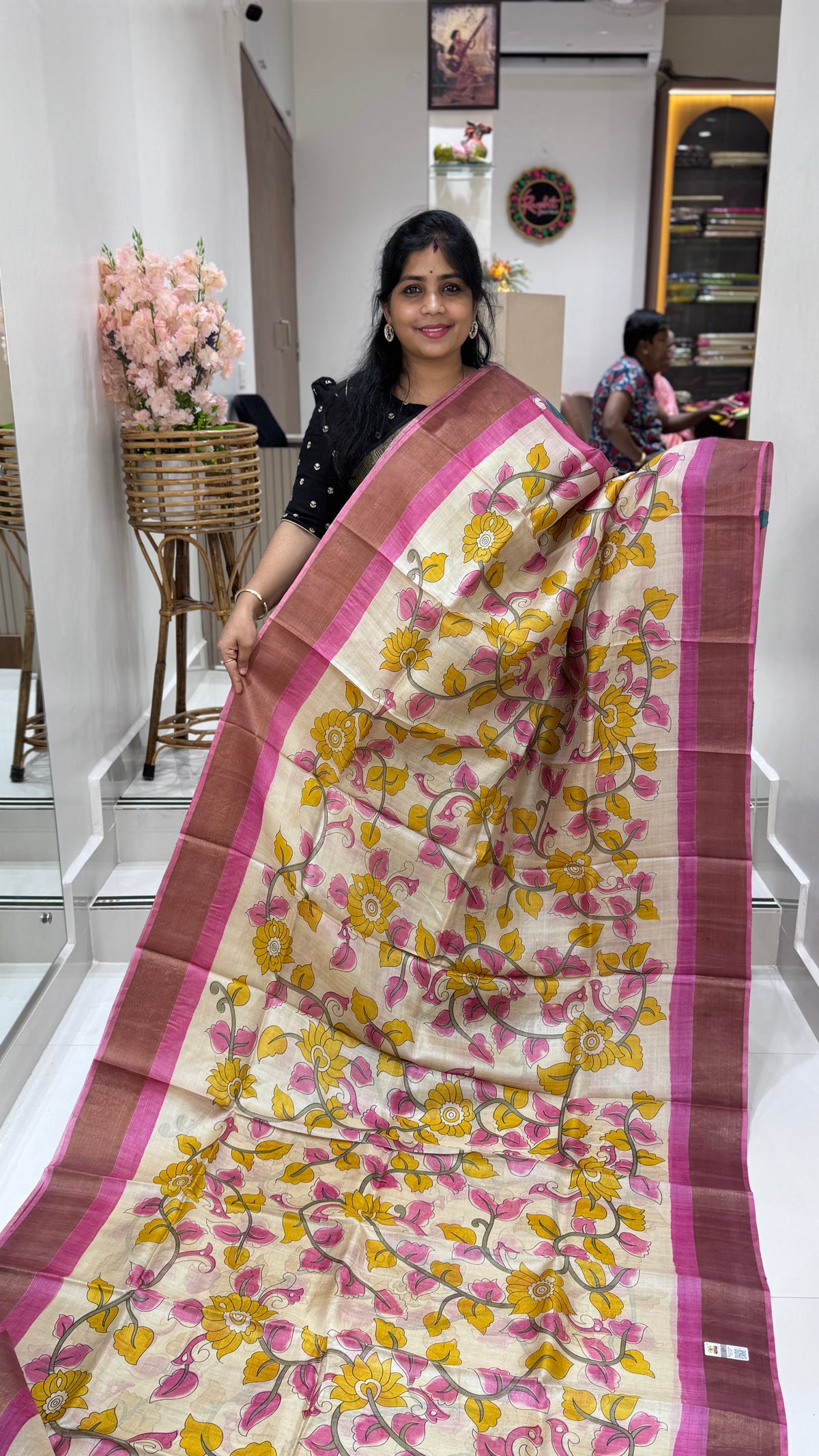 Handloom Pure Tussar Silk Saree
