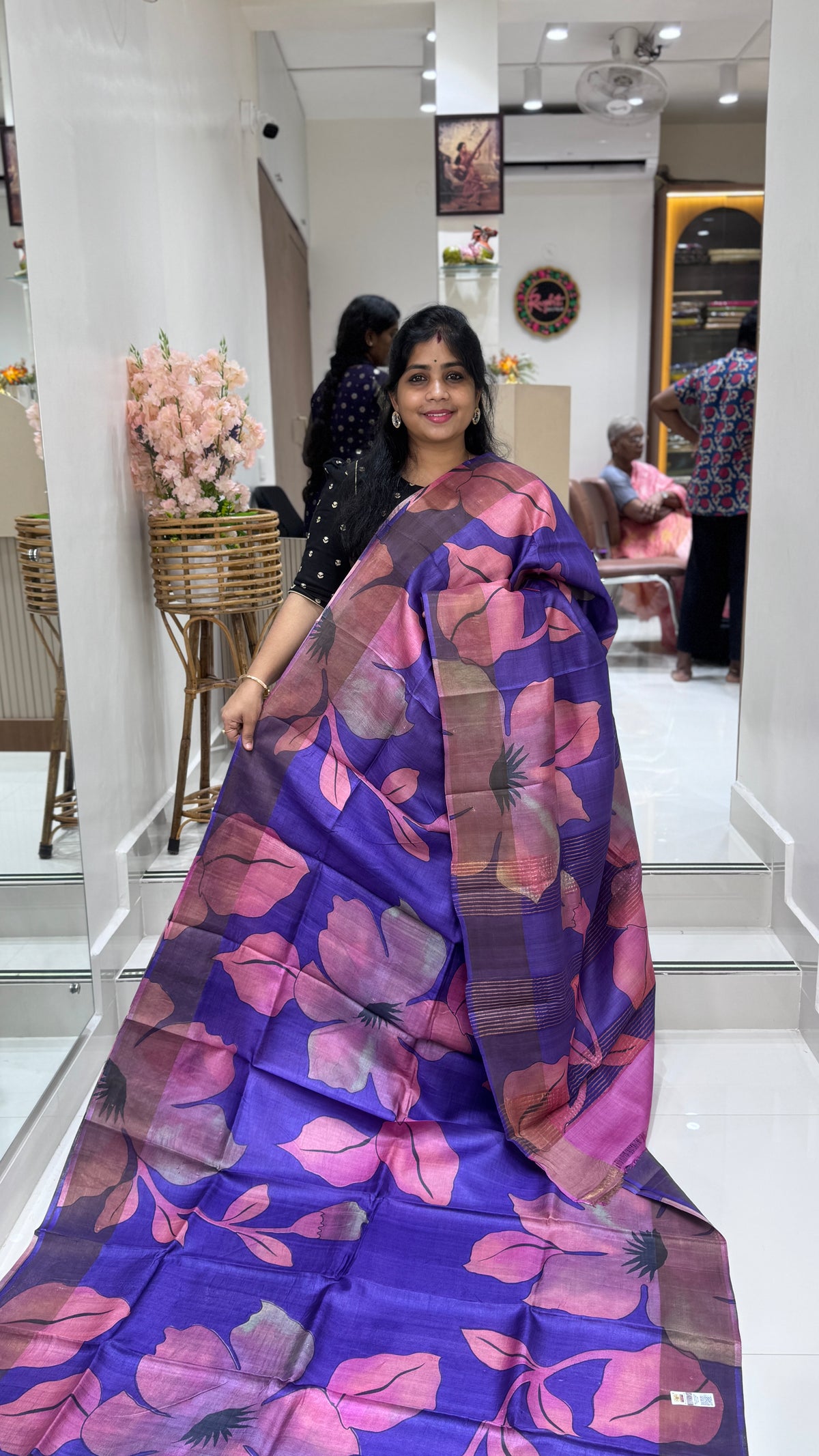 Handloom Pure Tussar Silk Saree