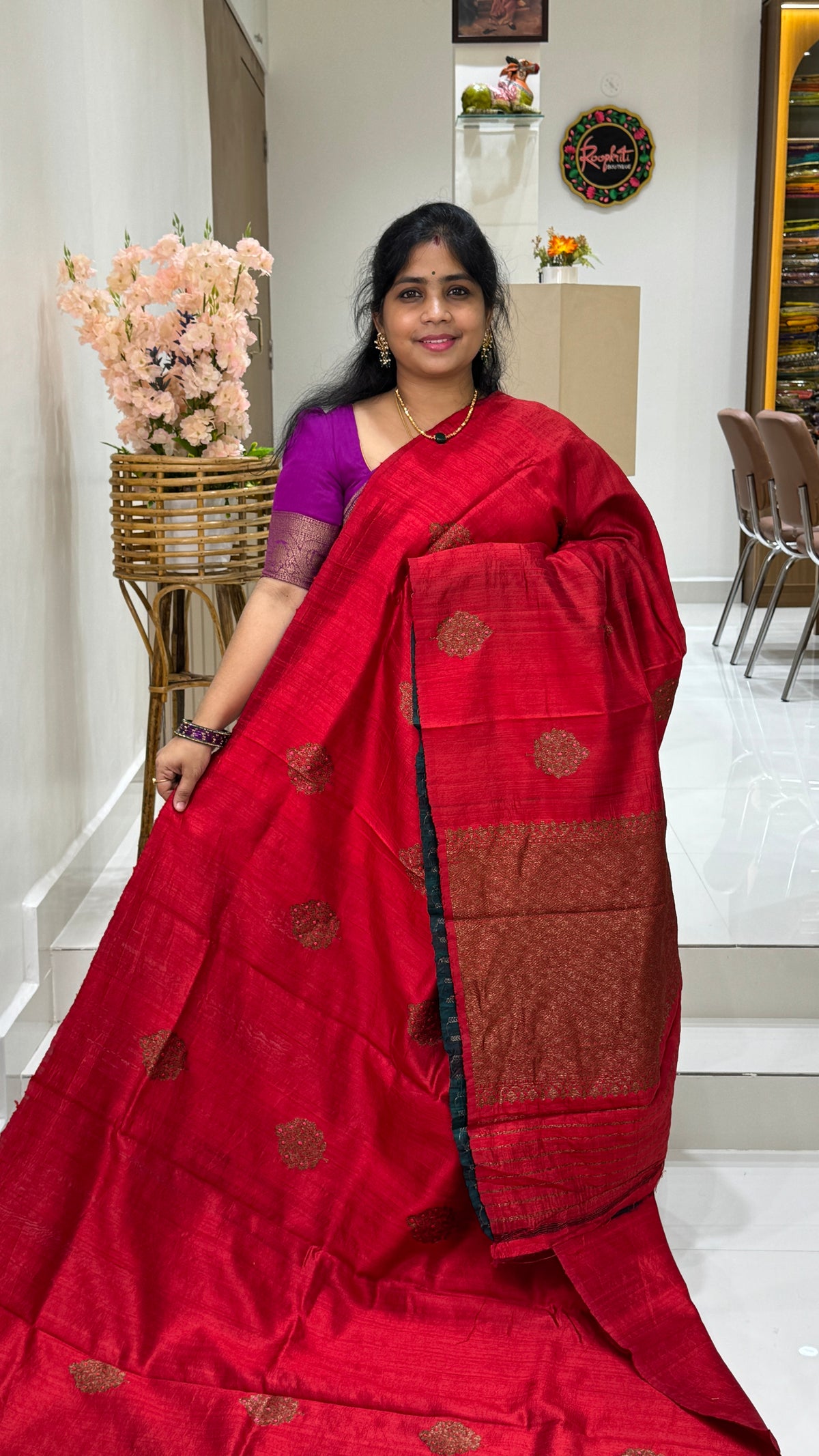 Pure Raw Silk Saree