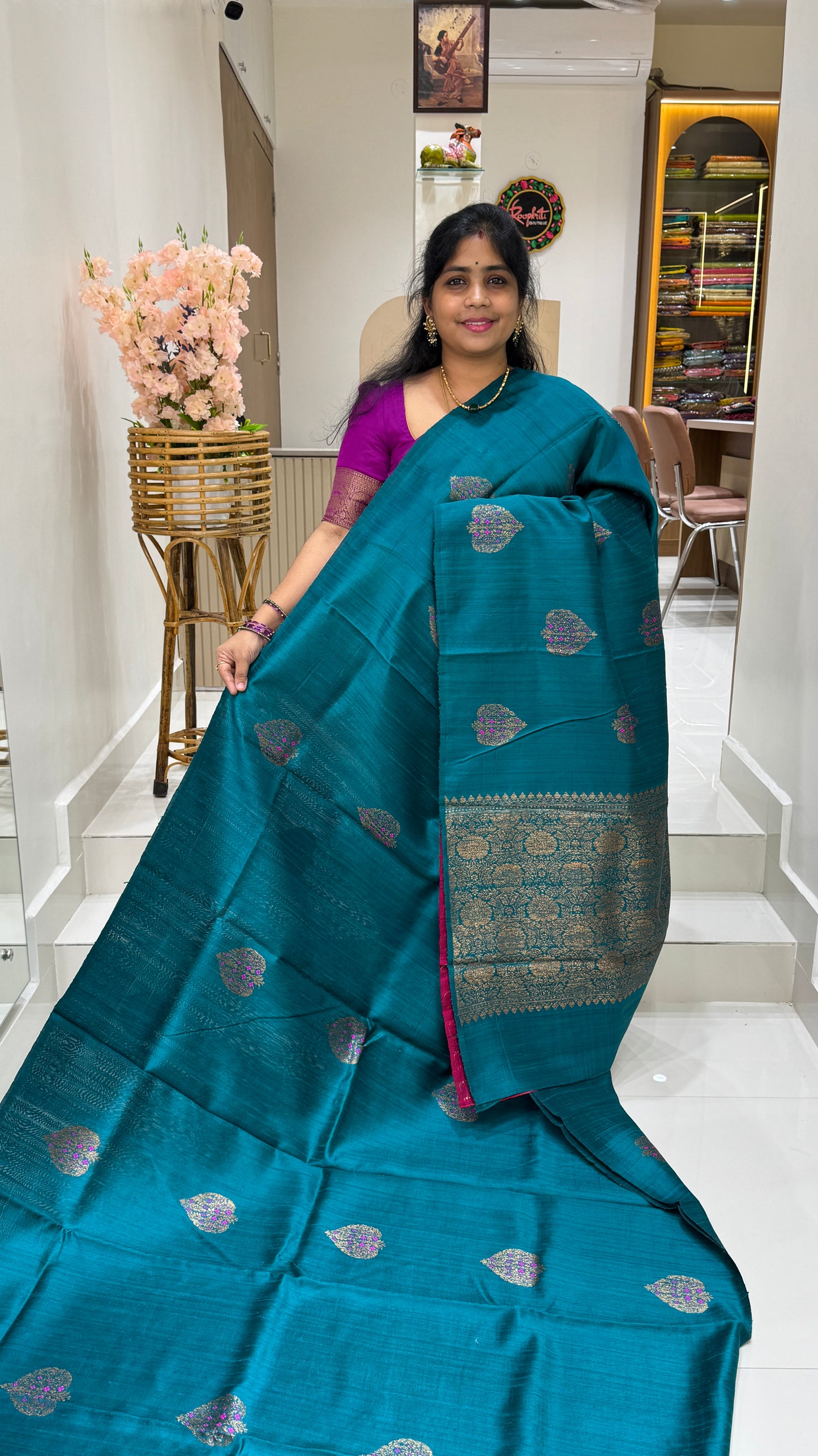Pure Raw Silk Saree