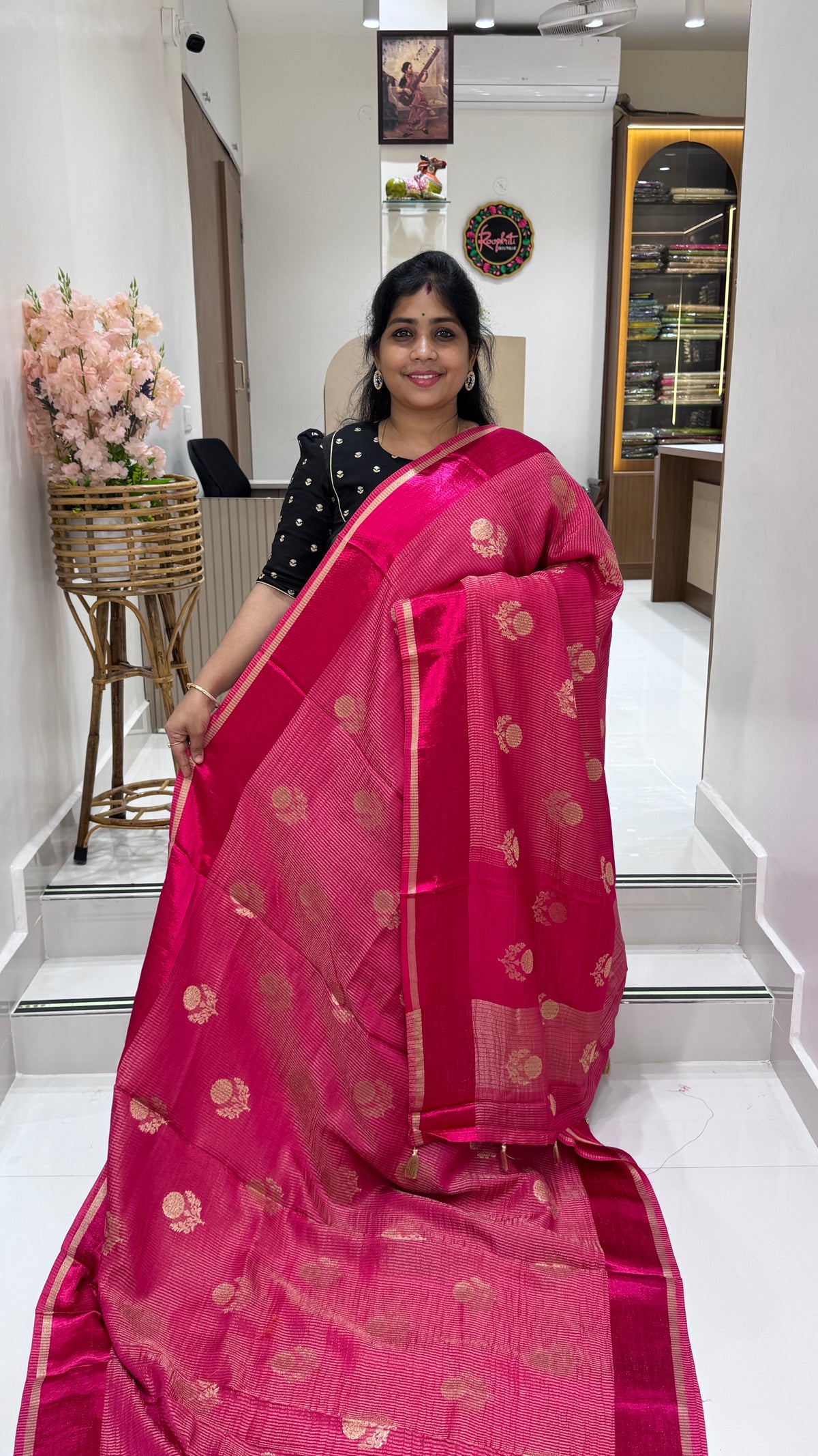 Banaras Crepe Georgette Saree