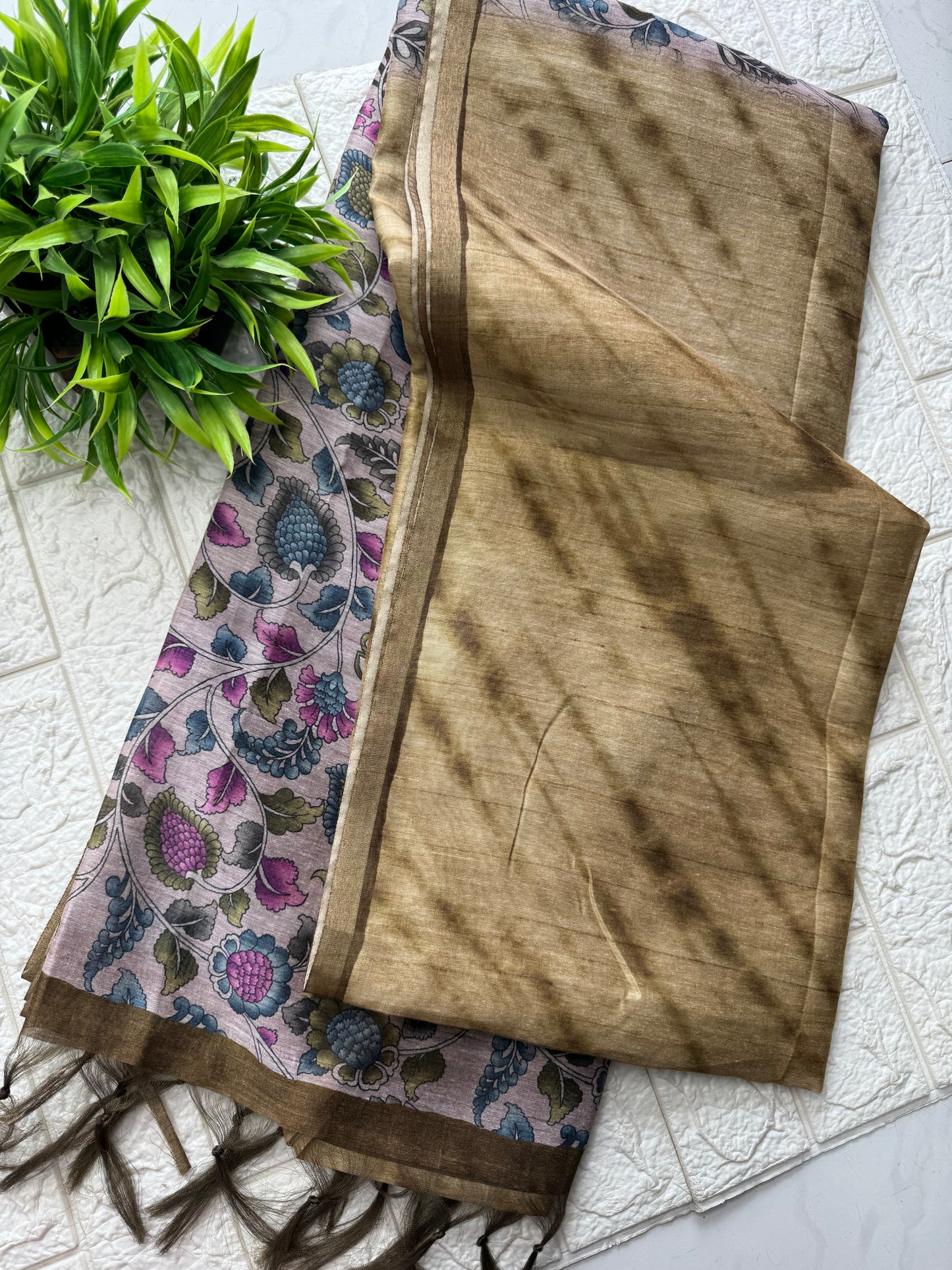 Semi Chanderi Silk