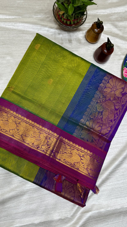 Buttas Pure Silk Cotton Saree