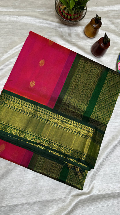 Buttas Pure Silk Cotton Saree