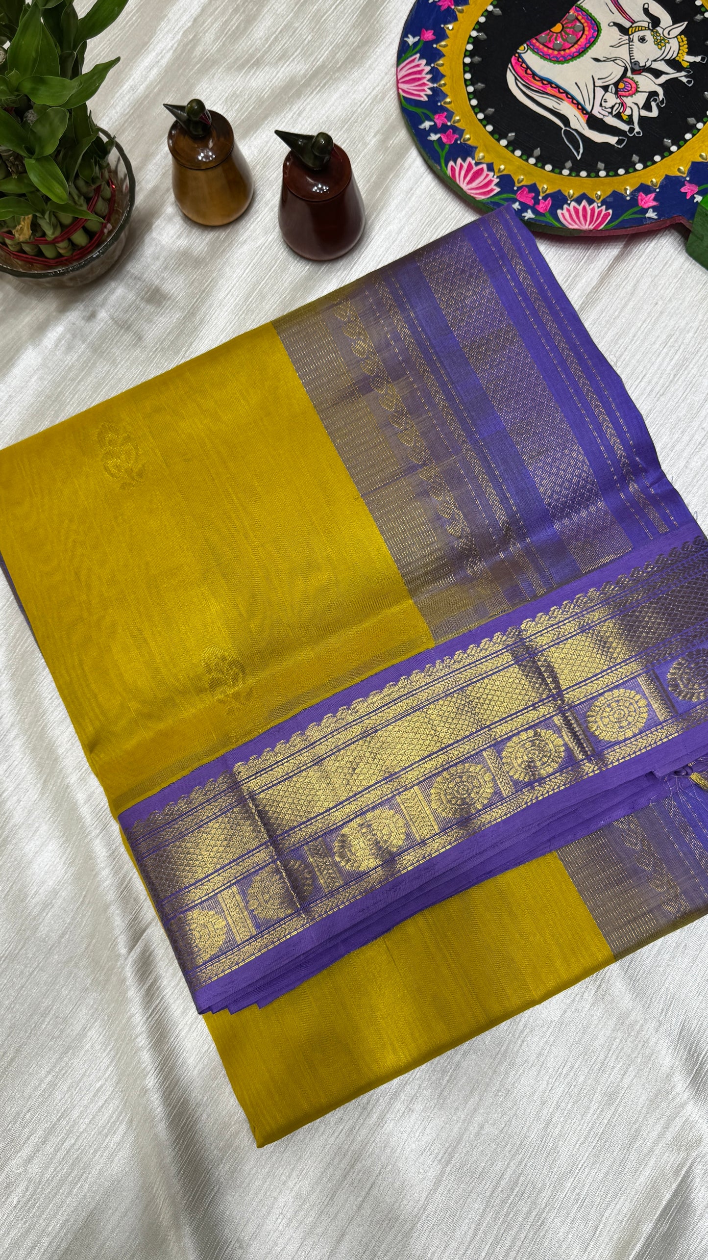 Buttas Pure Silk Cotton Saree