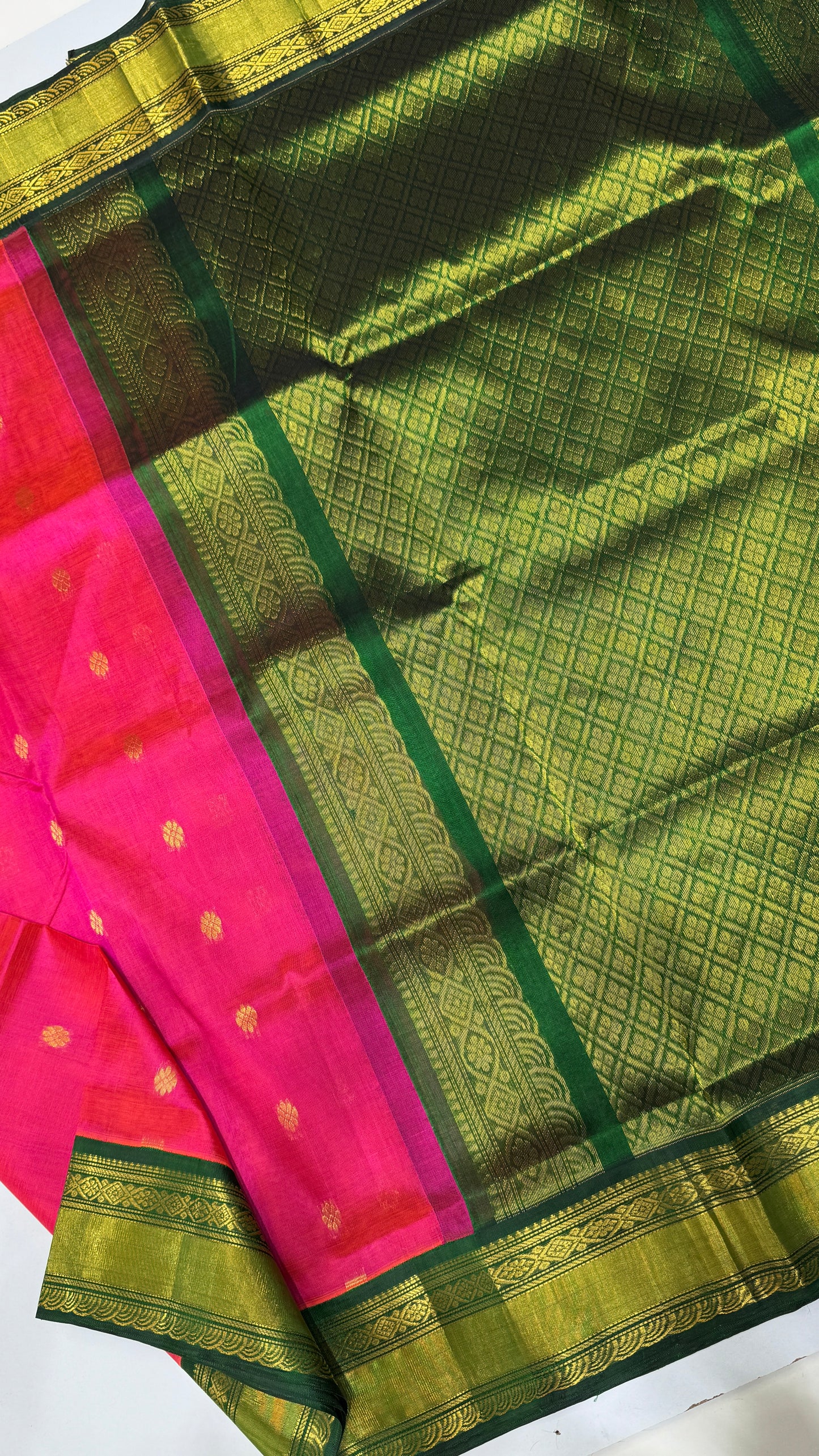 Buttas Pure Silk Cotton Saree