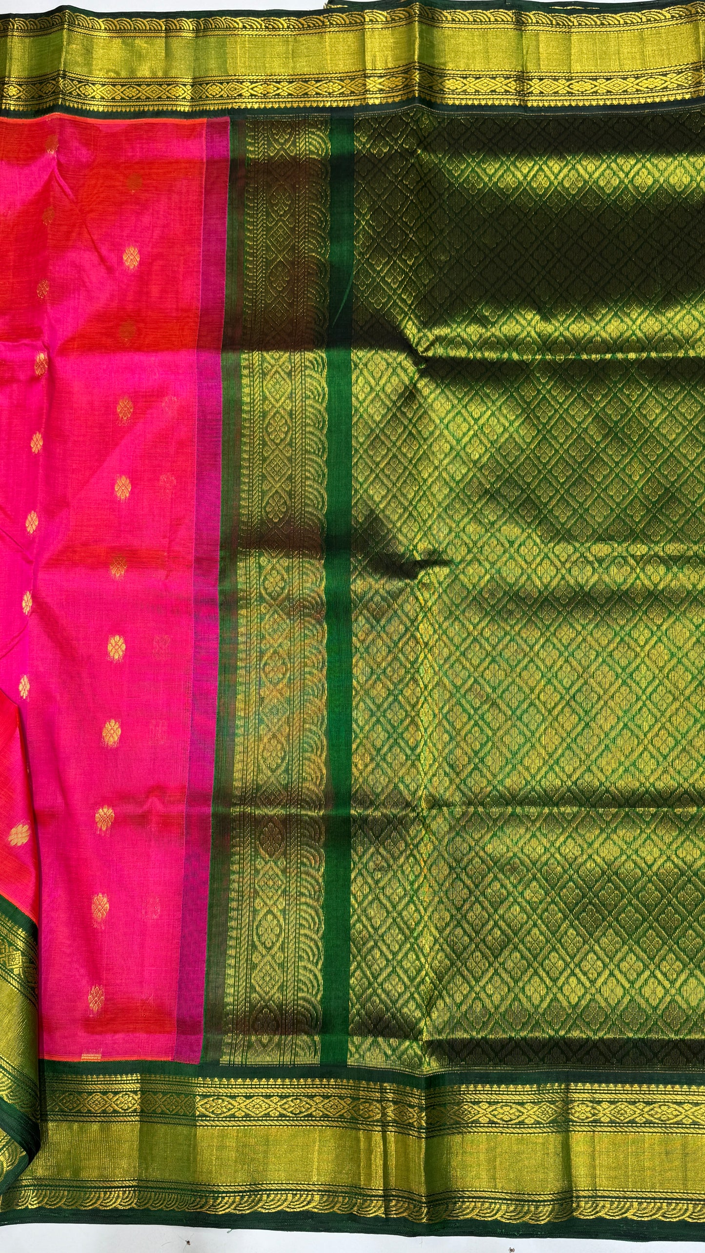 Buttas Pure Silk Cotton Saree
