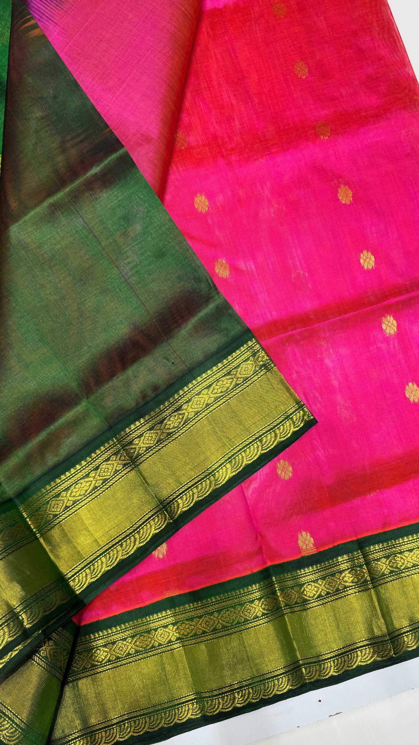 Buttas Pure Silk Cotton Saree