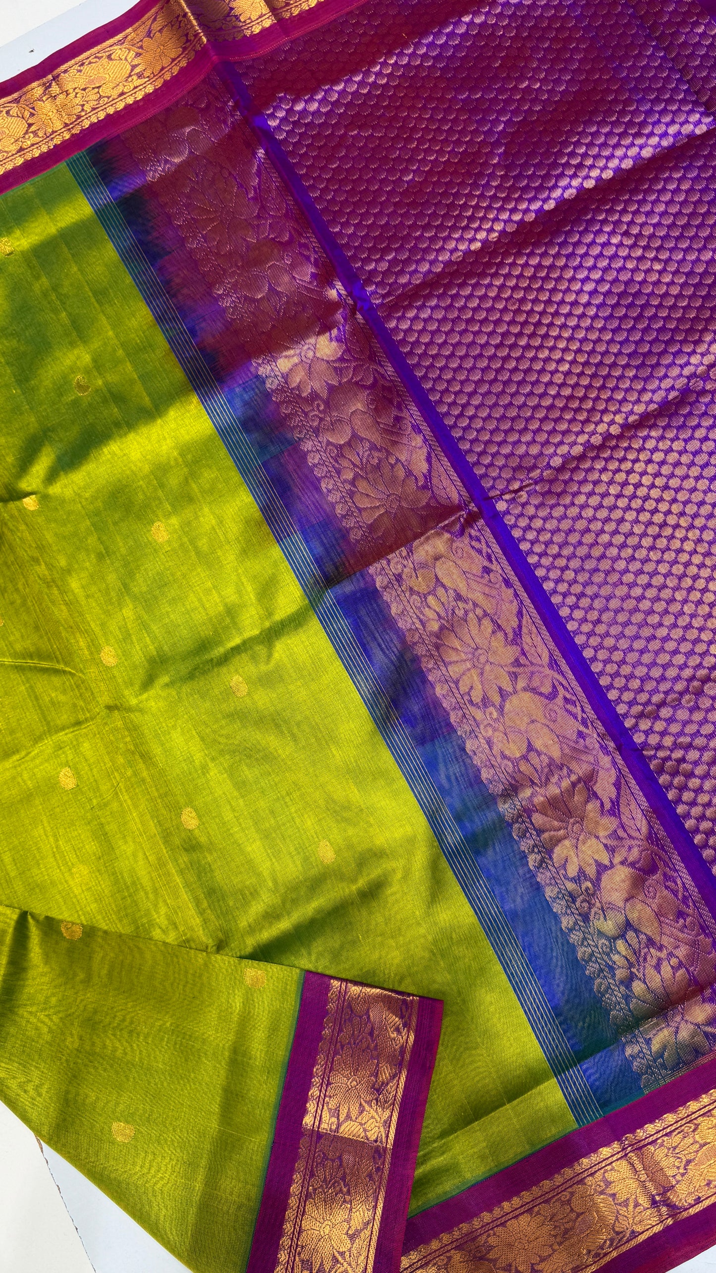 Buttas Pure Silk Cotton Saree