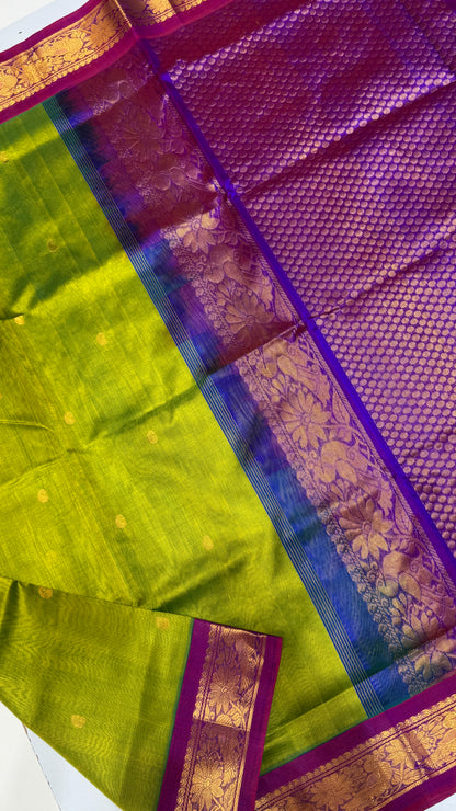 Buttas Pure Silk Cotton Saree