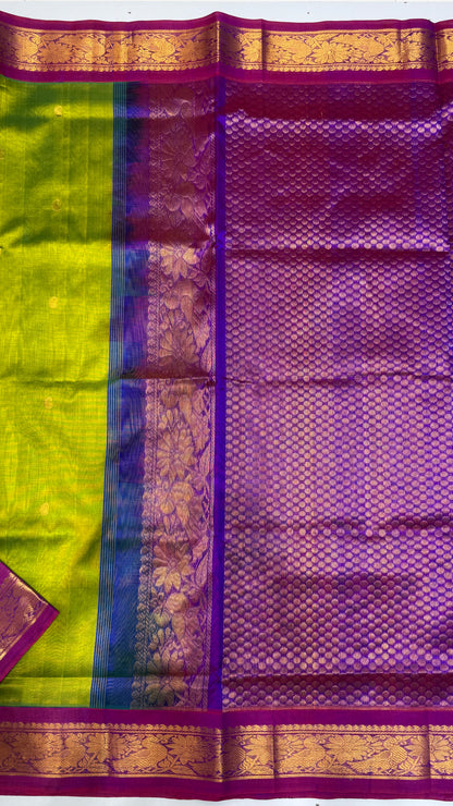 Buttas Pure Silk Cotton Saree